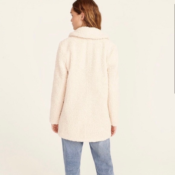 J Crew Teddy Coat XS - Picture 2 of 6